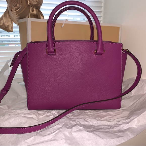 Michael Kors pomegranate Semla medium satchel - Picture 4 of 8